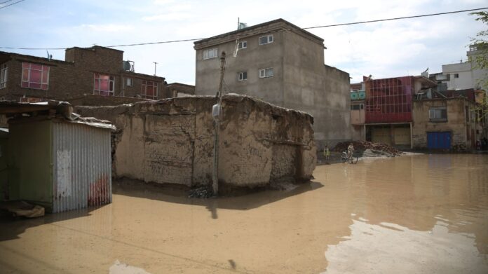Heavy flooding from seasonal rain in Afghanistan