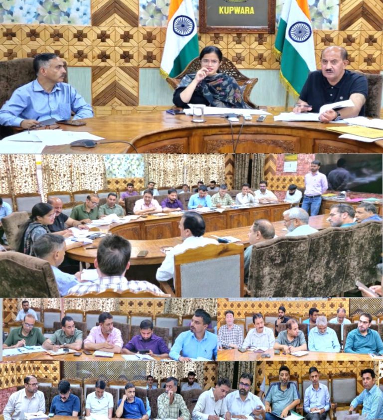 DC Kupwara chairs DDMA meeting 41 cases approved for relief under SDRF norms