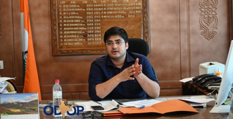 DC Shopian takes review of the progress of Self-employment schemes