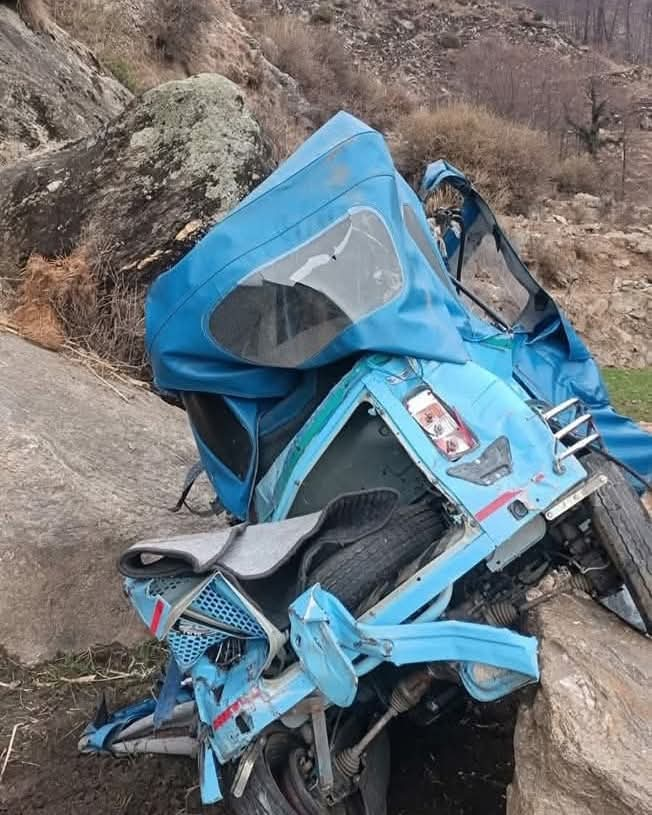 Four Injured as Auto Rolls Down 50 Feet in Doda