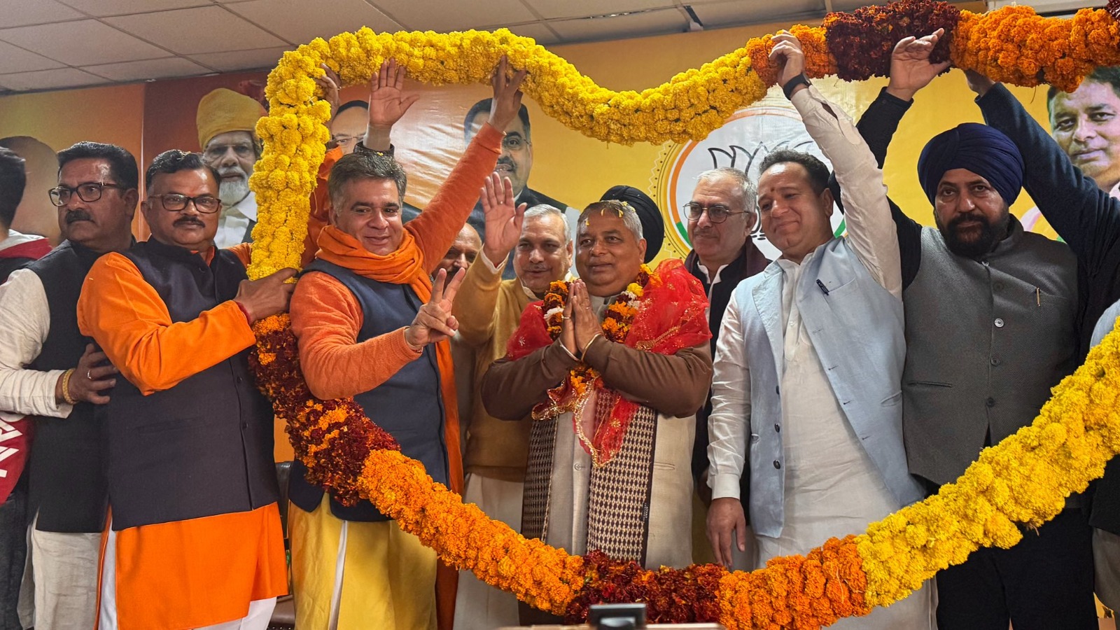 Sat Pal Sharma elected J-K BJP president unopposed