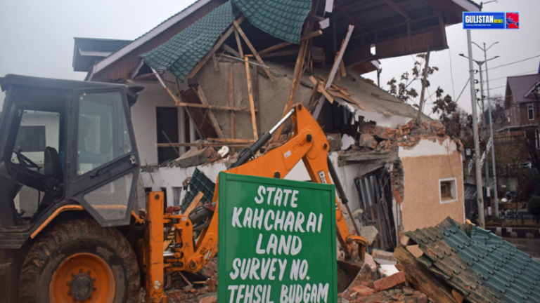 Dozen illegally built houses demolished in anti-encroachment drive in Jammu