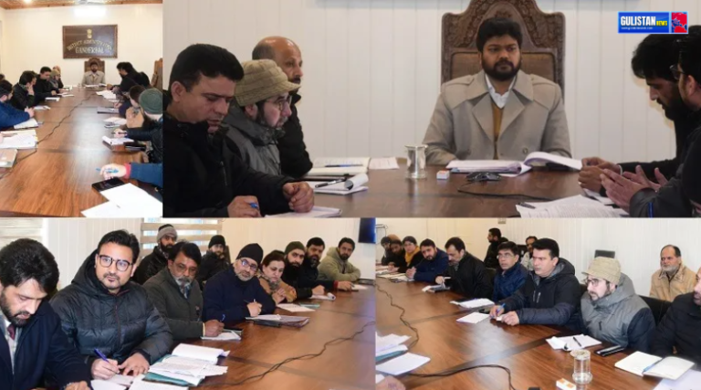 DC Ganderbal chairs Coop Dev Committee meet - Gulistan News Tv