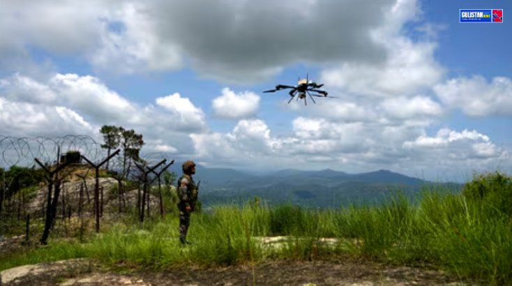 Drone spotted along LoC in J-K's Poonch - Gulistan News Tv